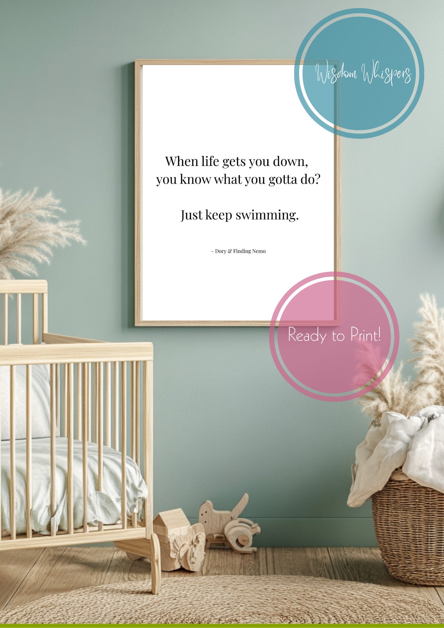 Kids Inspirational Wall Art Set – 11 Printable Motivational Posters for Bedrooms or Classrooms
