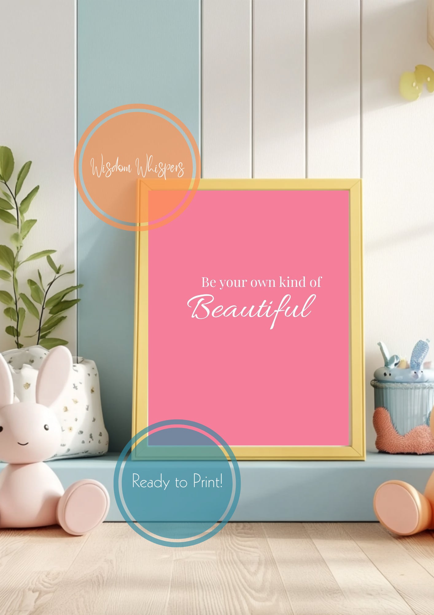 Kids Inspirational Wall Art Set – 11 Printable Motivational Posters for Bedrooms or Classrooms