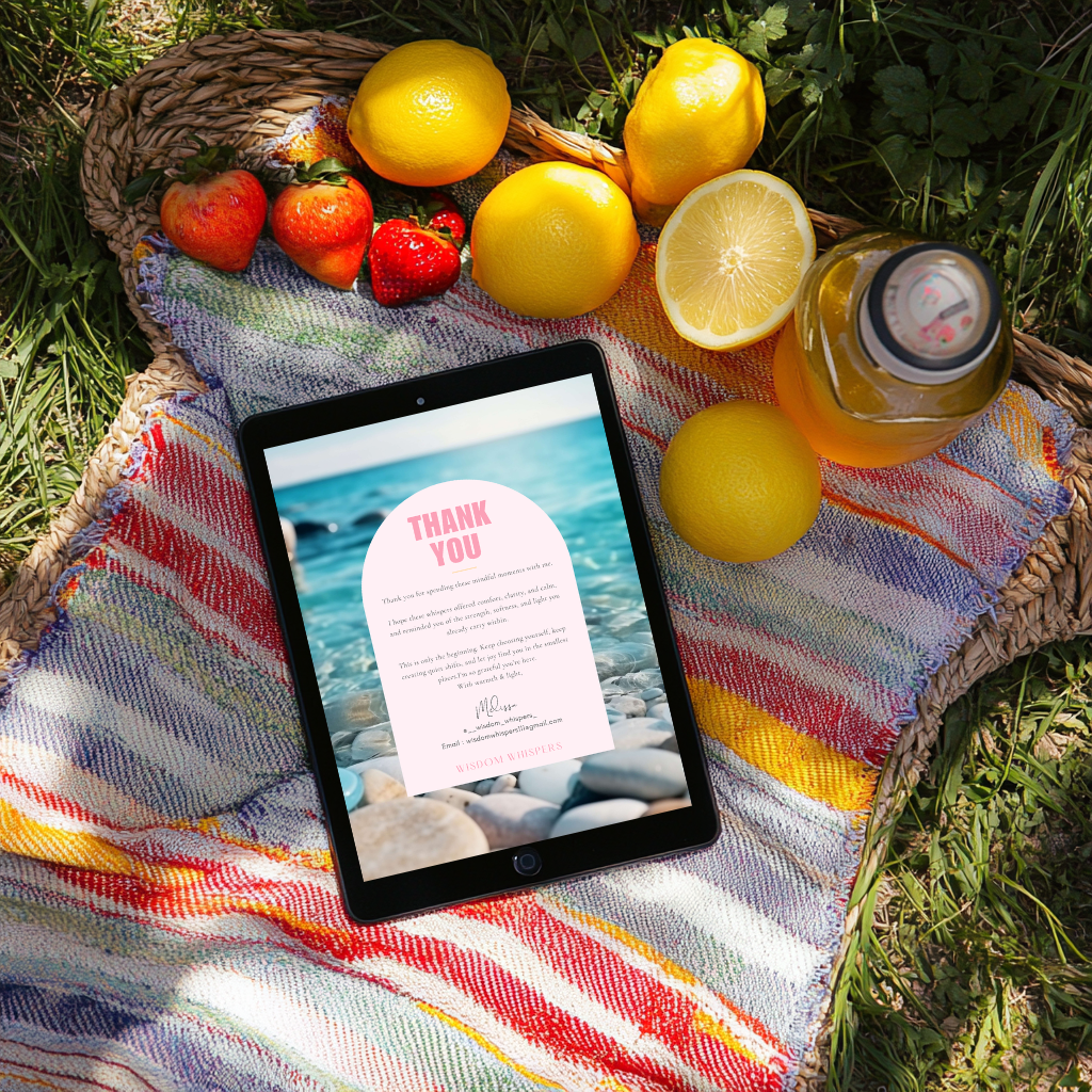 Whispers of the Soul – $1 Digital Ebook A 7-day guided journey with gentle mindset shifts, affirmations, and soulful prompts to bring peace and clarity to your everyday life. Offered at $1 to reach more hearts — one whisper at a time. 💫