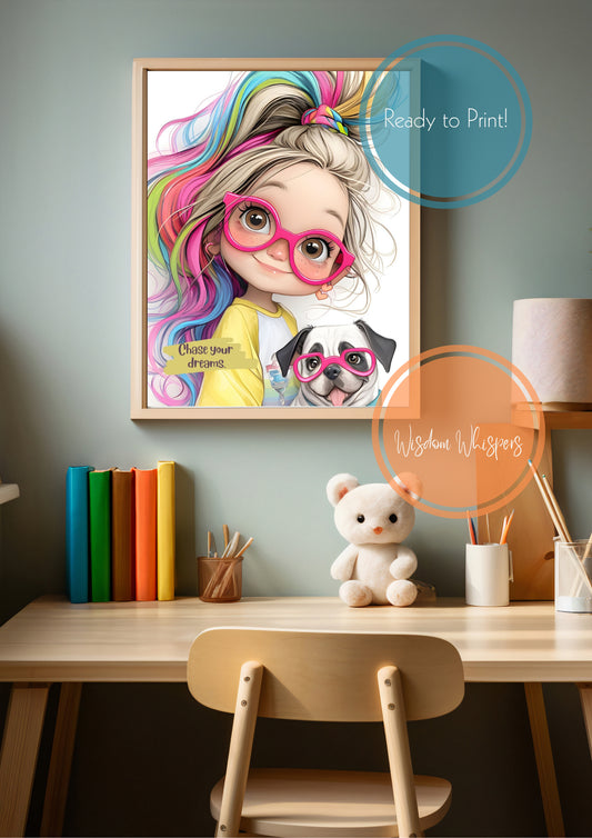 Pet-Themed Kids Affirmation Prints – Digital Quotes for Animal-Loving Classrooms or Bedrooms