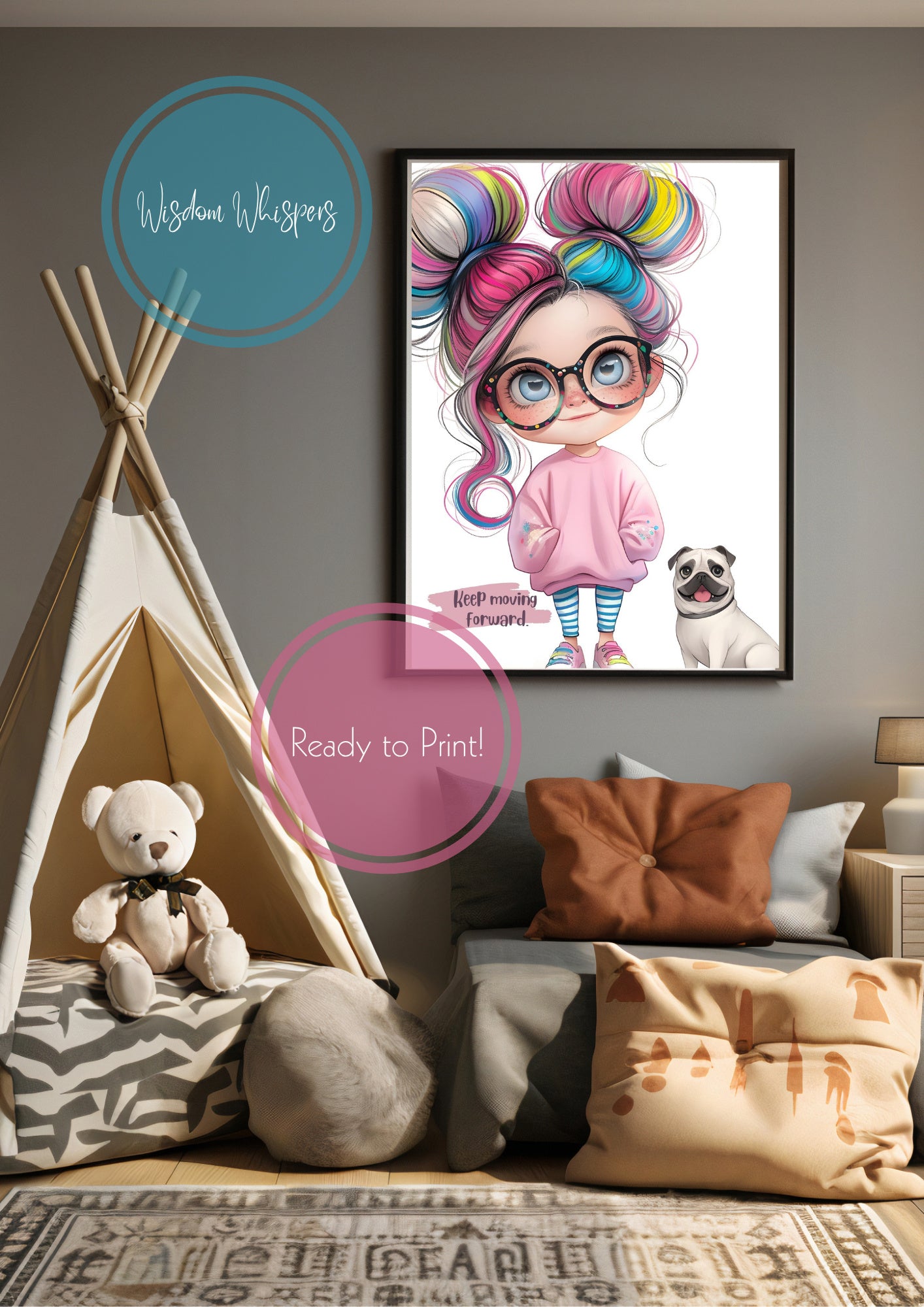 Pet-Themed Kids Affirmation Prints – Digital Quotes for Animal-Loving Classrooms or Bedrooms
