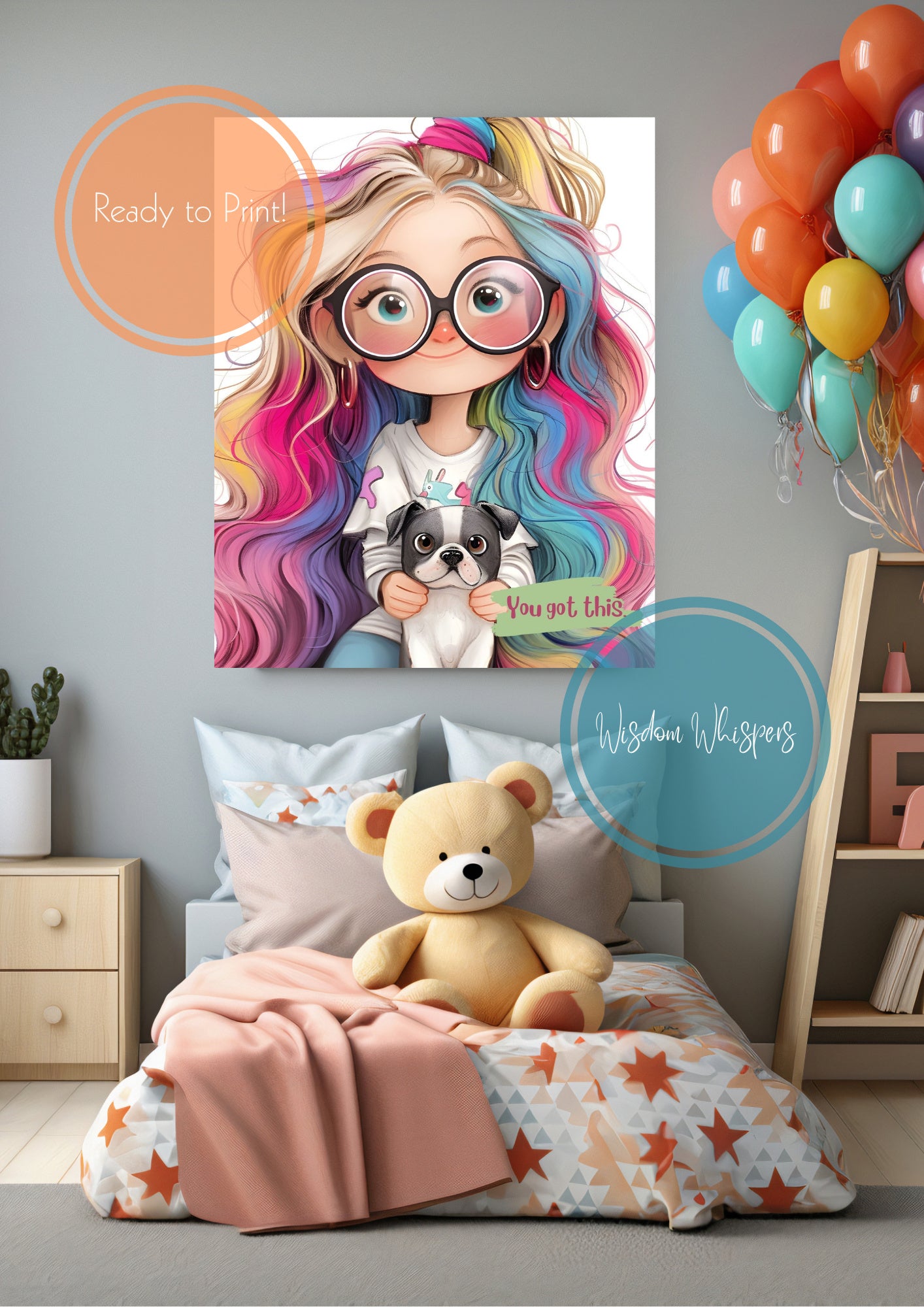 Pet-Themed Kids Affirmation Prints – Digital Quotes for Animal-Loving Classrooms or Bedrooms